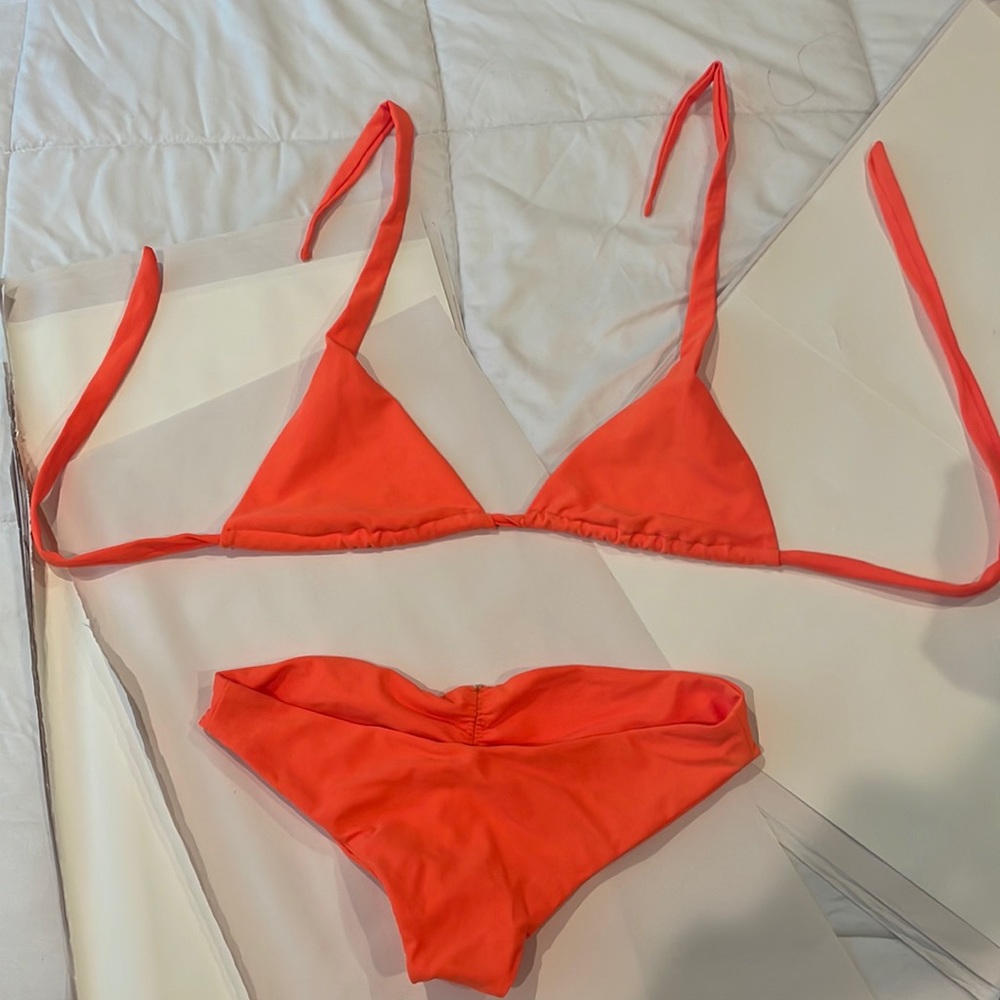 Bentevi Hot Orange Swimsuit..
